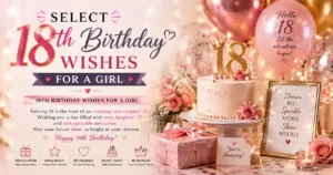 18th birthday wishes for a girl