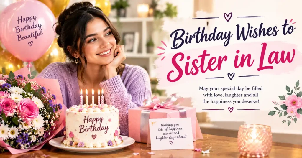 Birthday Wishes to Sister in Law