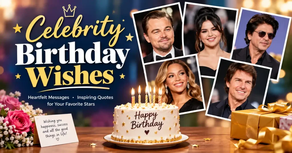 Celebrity Birthday Wishes