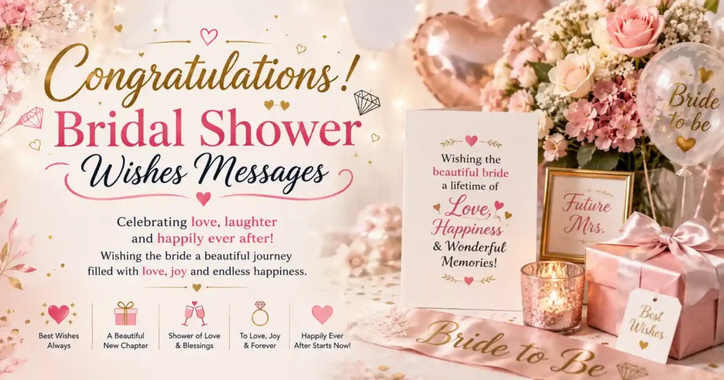 Congratulations Bridal Shower Wishes Messages