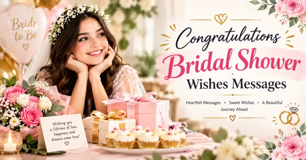 Congratulations Bridal Shower Wishes Messages