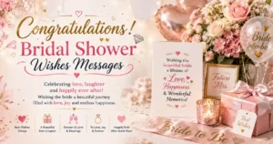 Congratulations Bridal Shower Wishes Messages