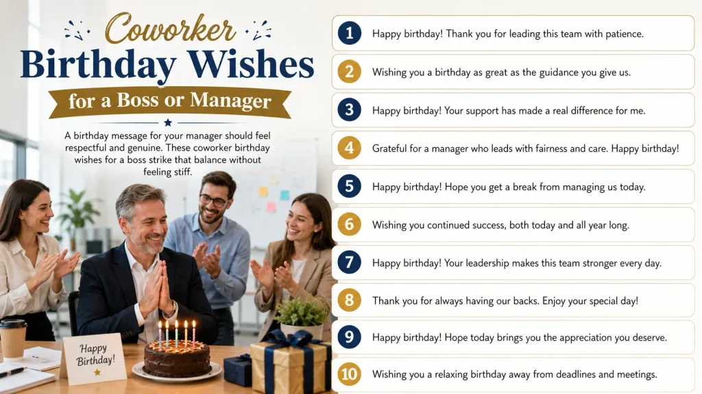 Coworker Birthday Wishes