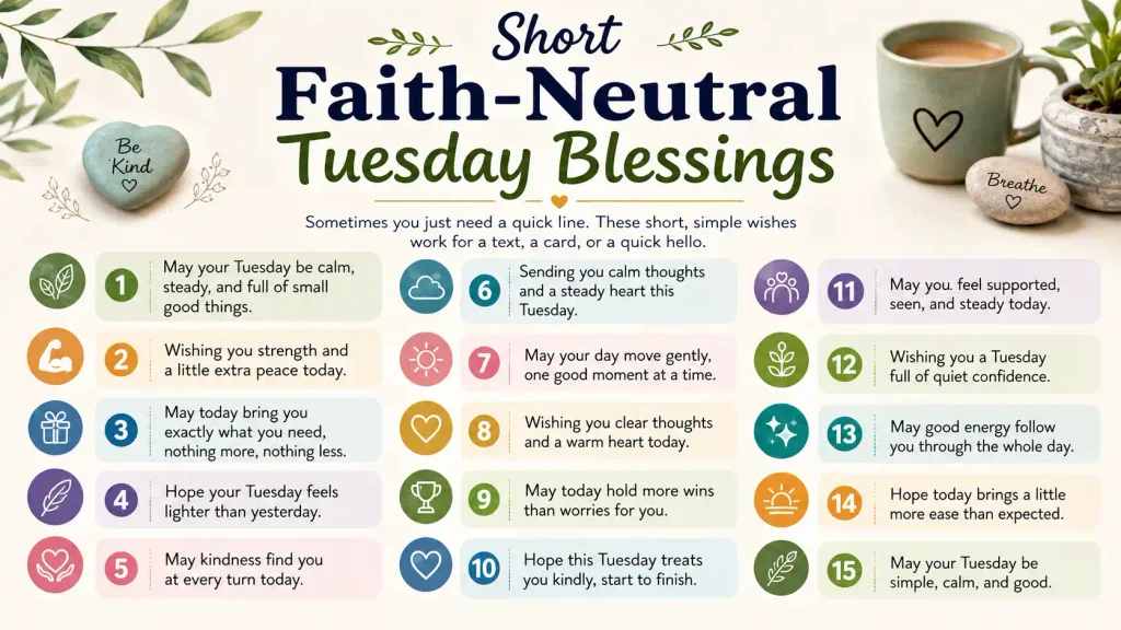 Faith-Neutral Tuesday Blessings