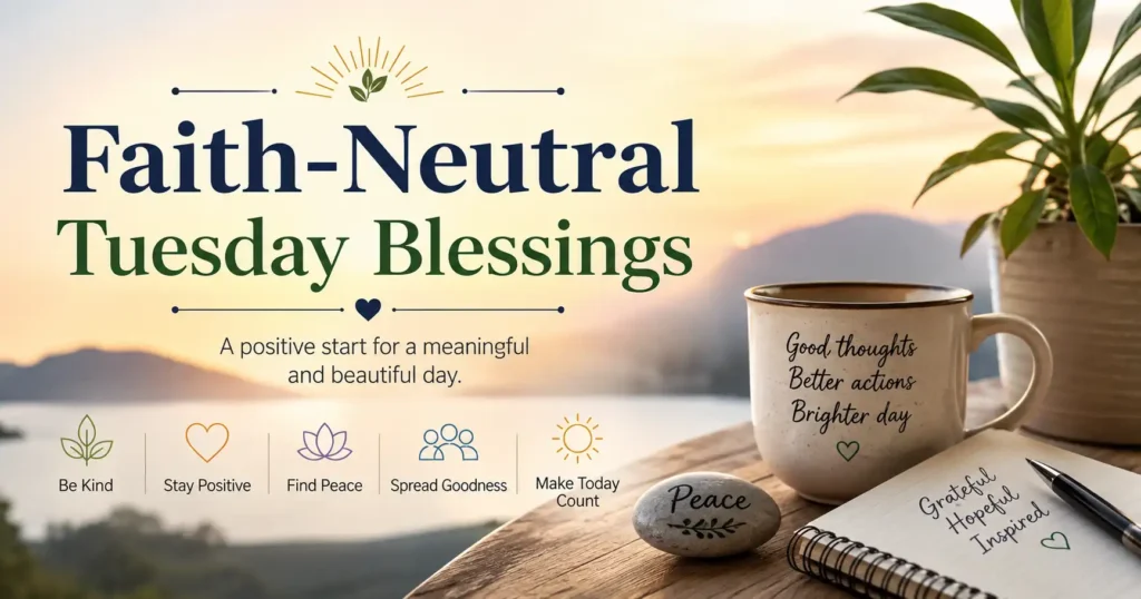 Faith-Neutral Tuesday Blessings