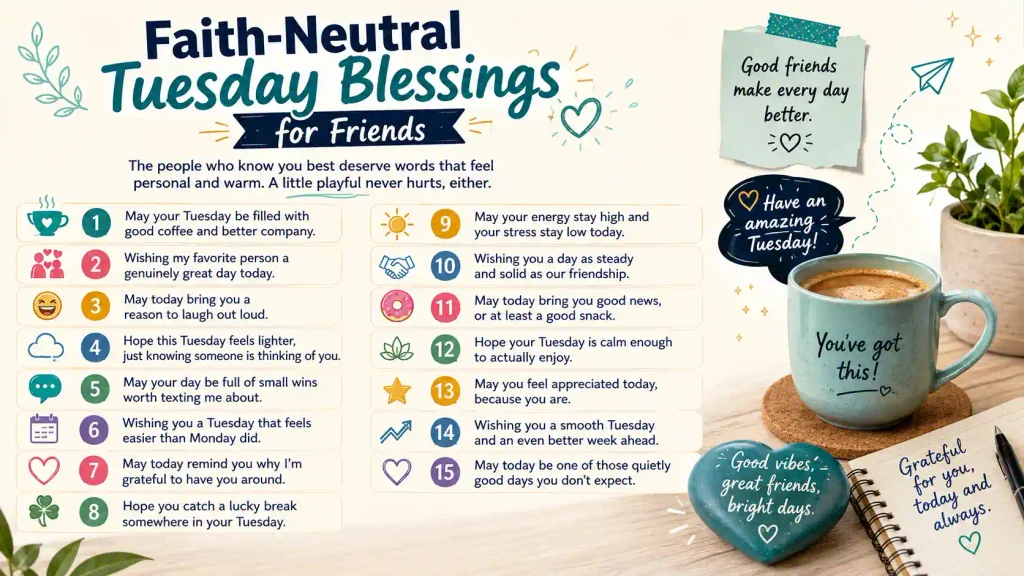 Faith-Neutral Tuesday Blessings