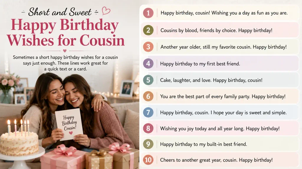 happy birthday wishes for a cousin