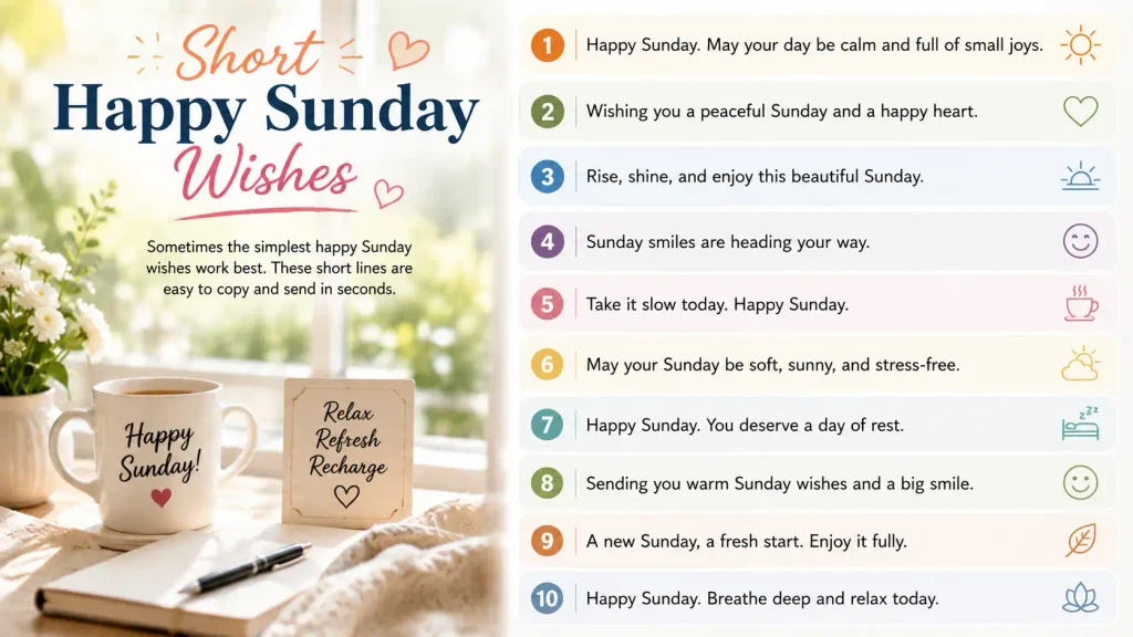 Happy Sunday Wishes