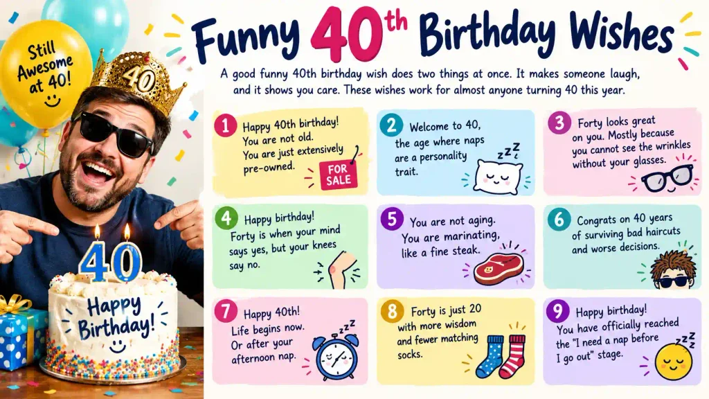 40th Birthday Wishes