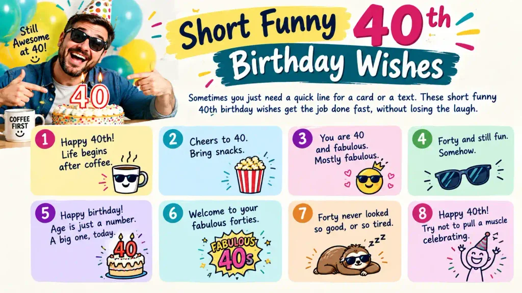40th Birthday Wishes