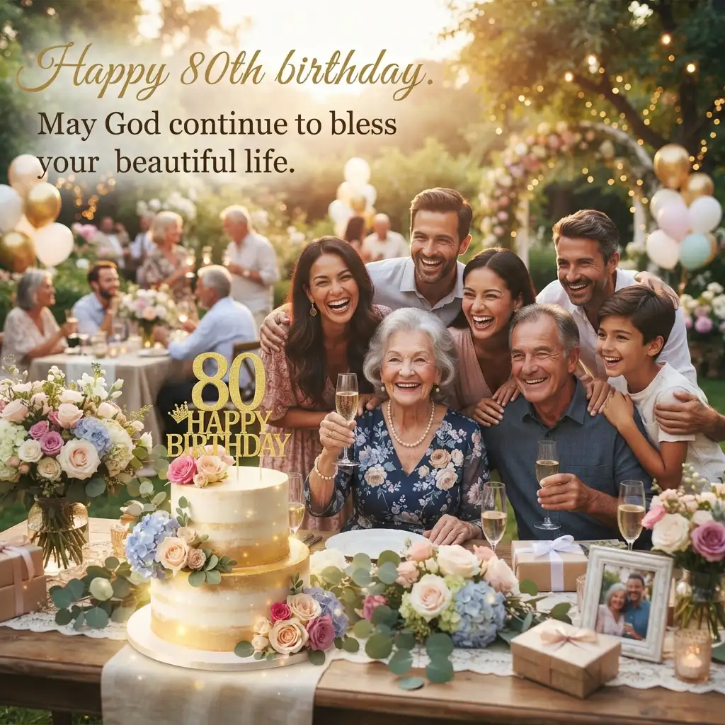 80th Birthday Wishes