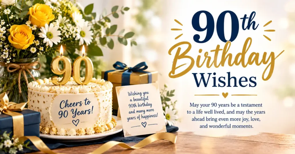 90th Birthday Wishes
