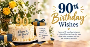 90th Birthday Wishes