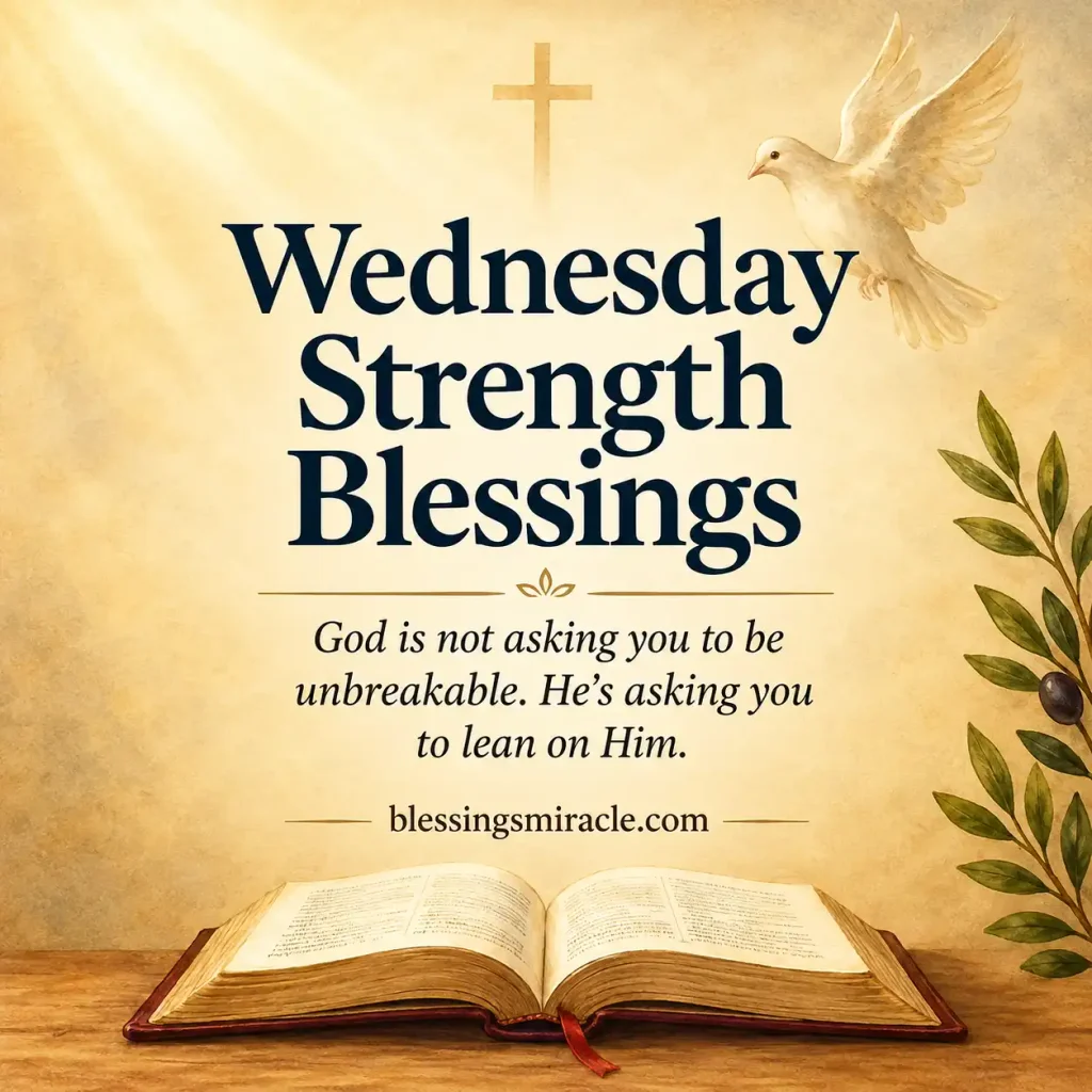 Bible Verse Strength Wednesday Blessings
