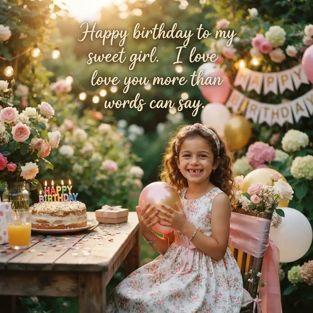 Birthday Wishes for Daughter
