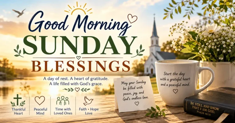 Good Morning Sunday Blessings