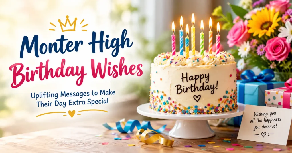 Monster High Birthday Wishes