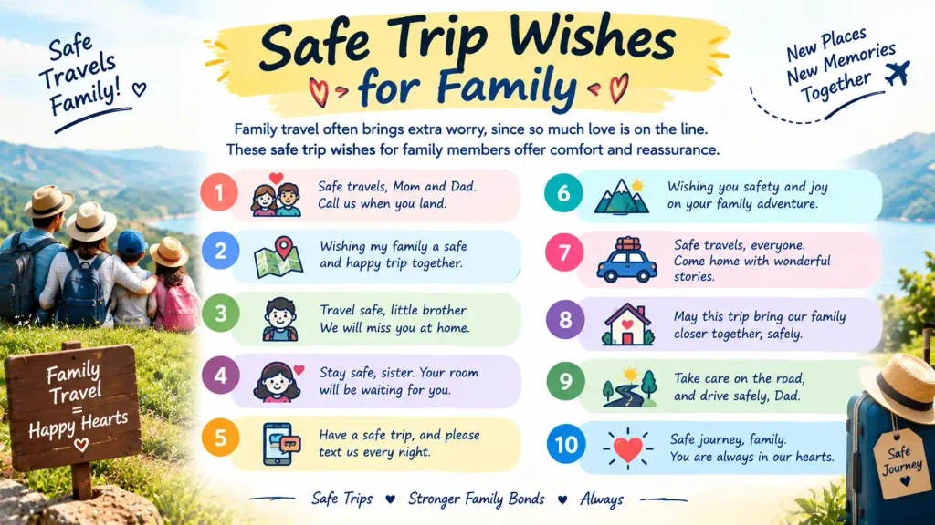 Safe Trip Wishes