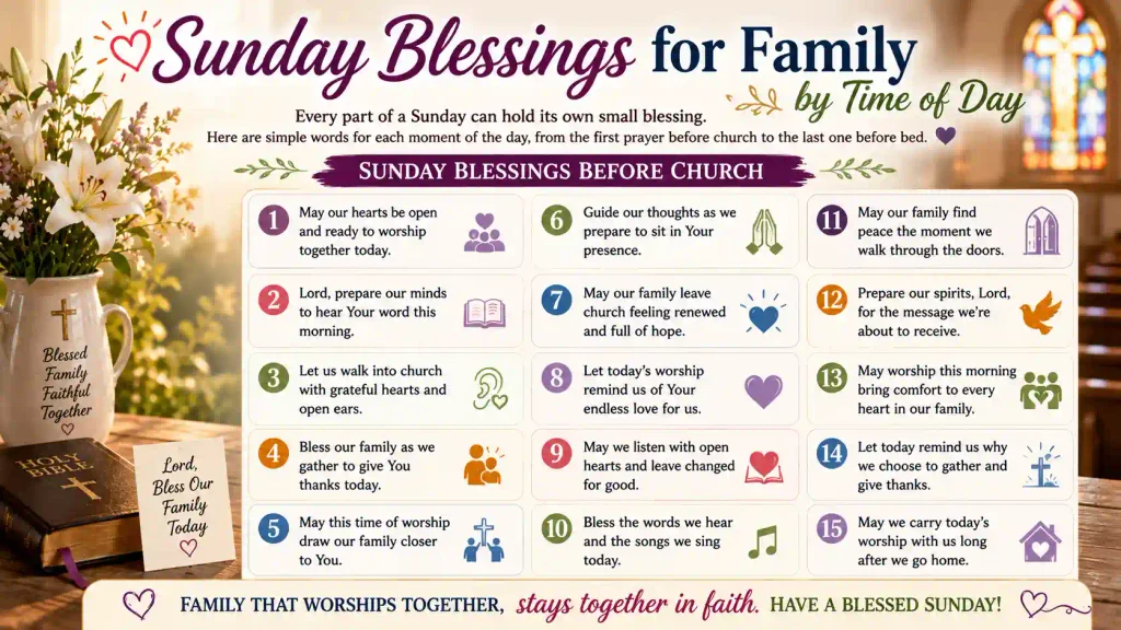 Sunday Blessings for Family