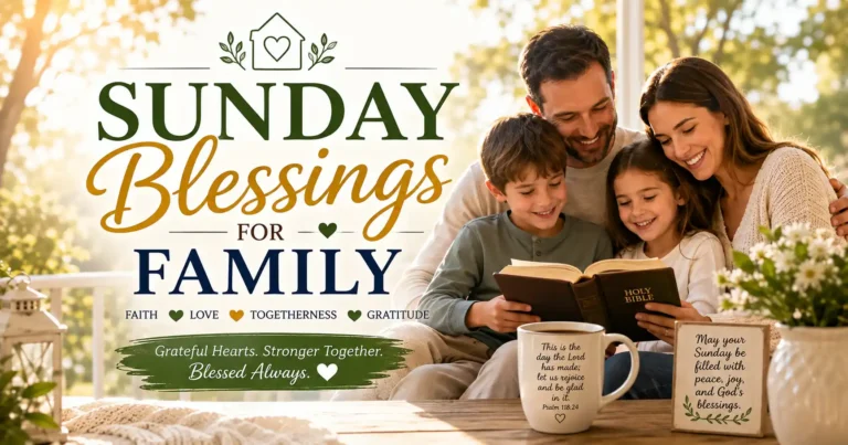 Sunday Blessings for Family