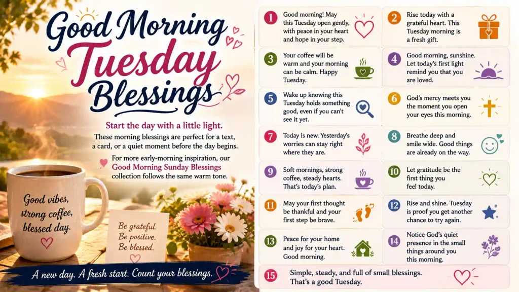 Tuesday Blessings