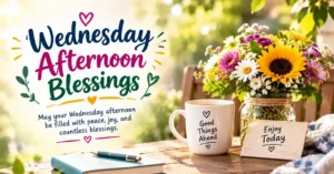Wednesday Afternoon Blessings
